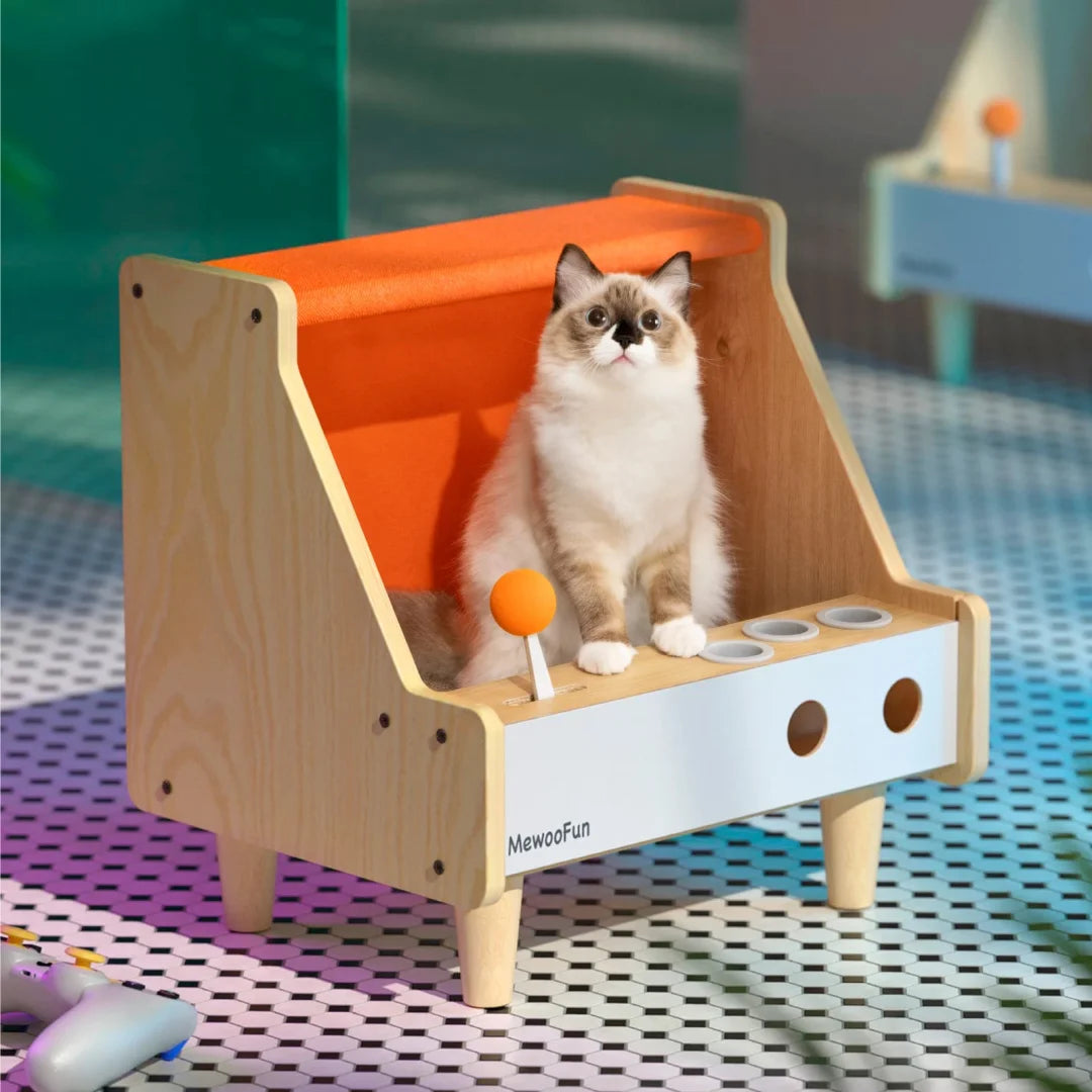 MEWOOFUN喵乎汪也 貓貓遊戲彈珠台 | Game Machine Style Cat House