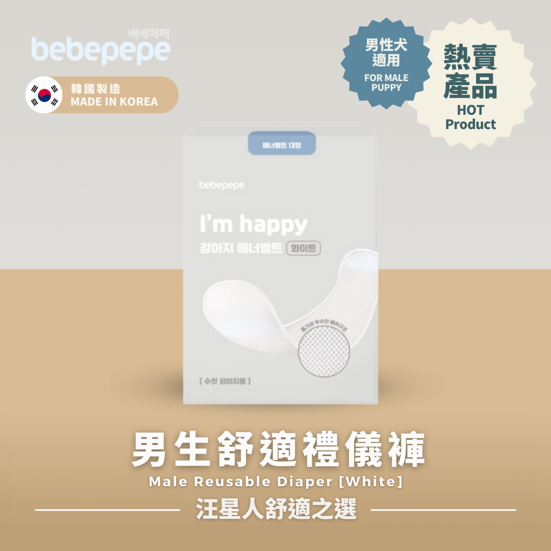 Bebepepe Male Reusable Diaper | 男生舒適禮儀褲