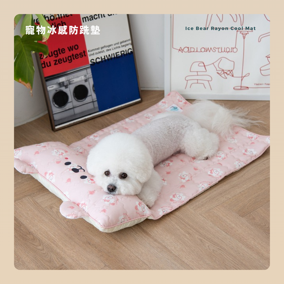 RITOGATO Ice Bear Rayon Cool Mat | 寵物冰感防跣墊