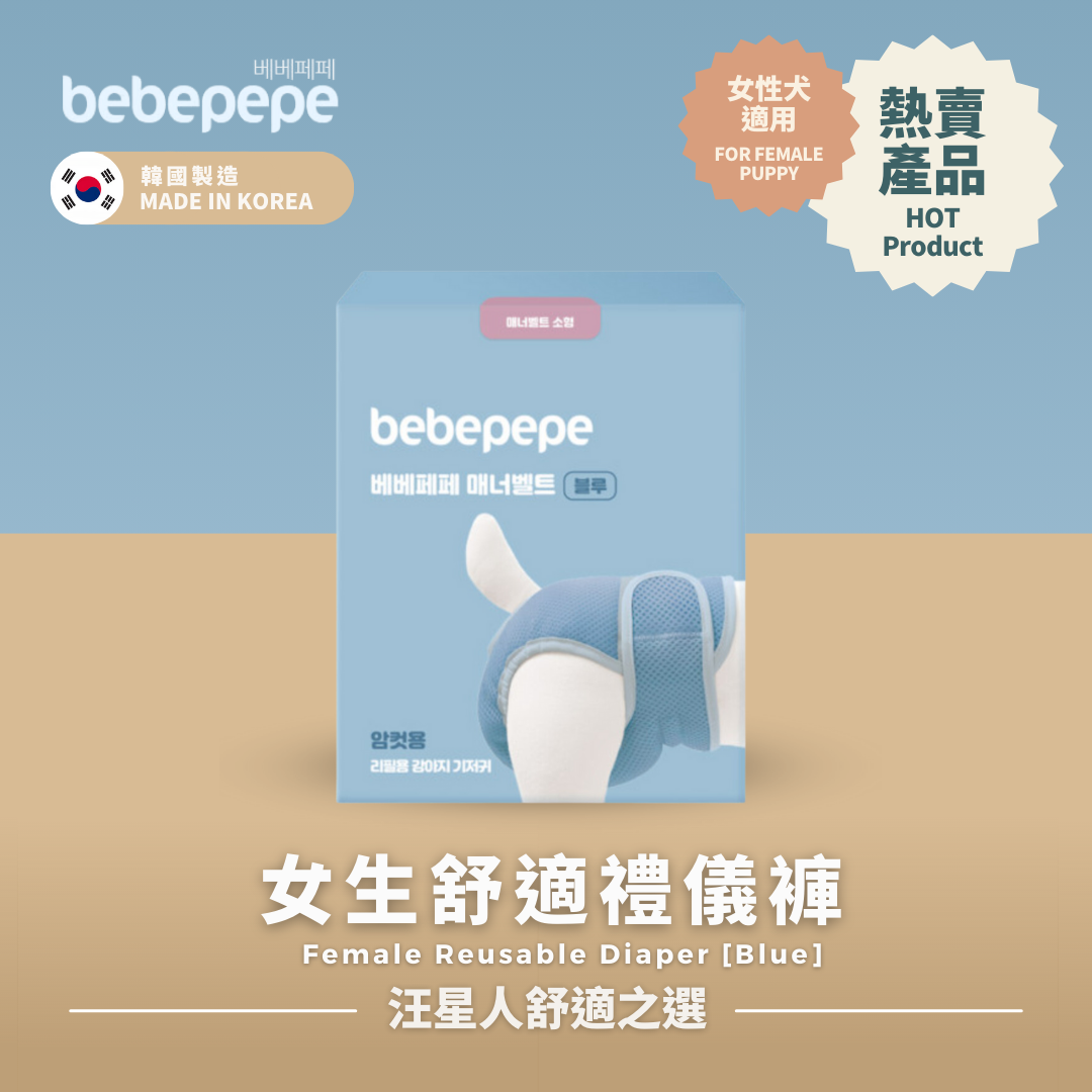 Bebepepe Female Reusable Diaper | 女生舒適禮儀褲