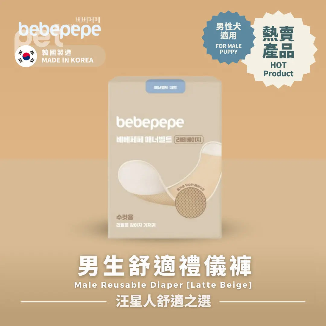 Bebepepe Male Reusable Diaper | 男生舒適禮儀褲 bebepepe