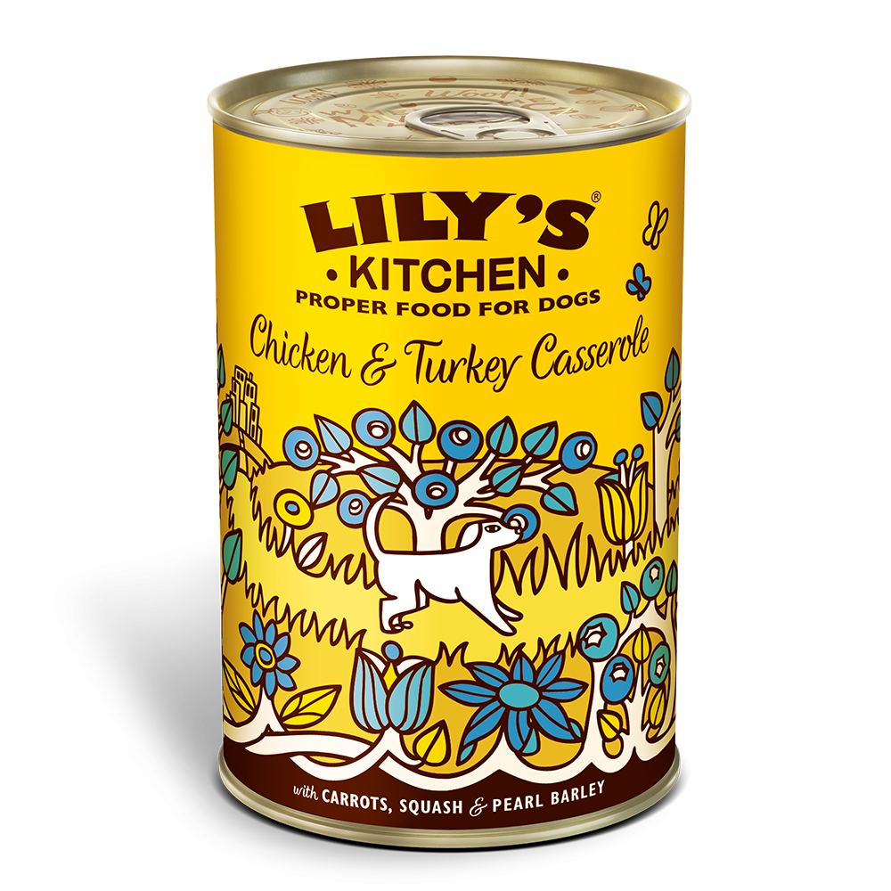 LILY's KITCHEN Wet Food For Dogs (12pcs Mixed Flavours) | 天然犬用‌主食罐 (十二罐混合口味)
