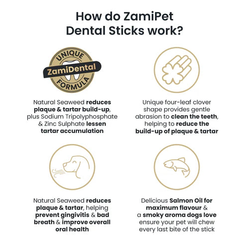 ZamiPet Dental Sticks (Relax & Calm) | 狗狗潔齒棒