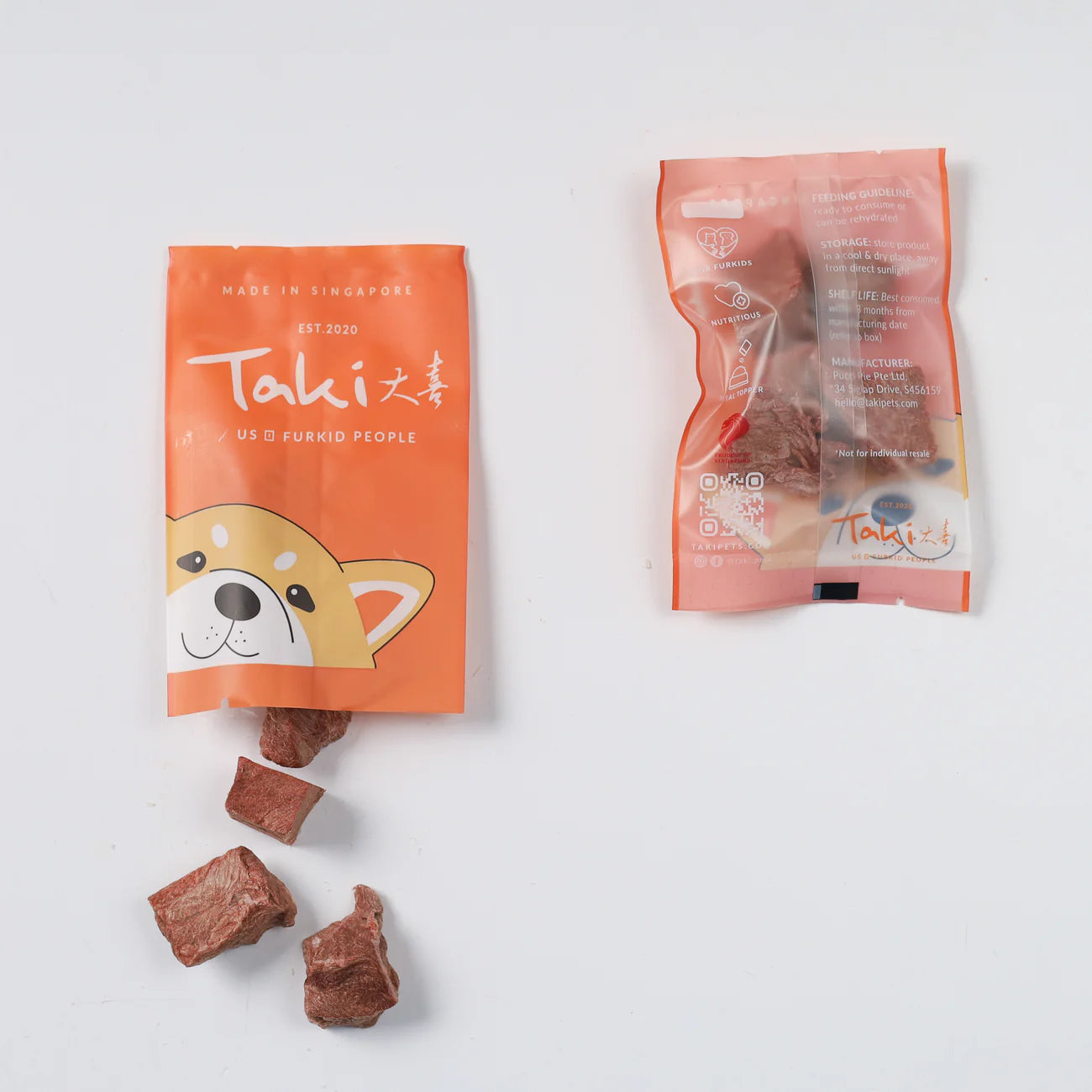 Taki Freeze-Dried Venison | 鹿肉凍乾寵物零食 | 10 packs