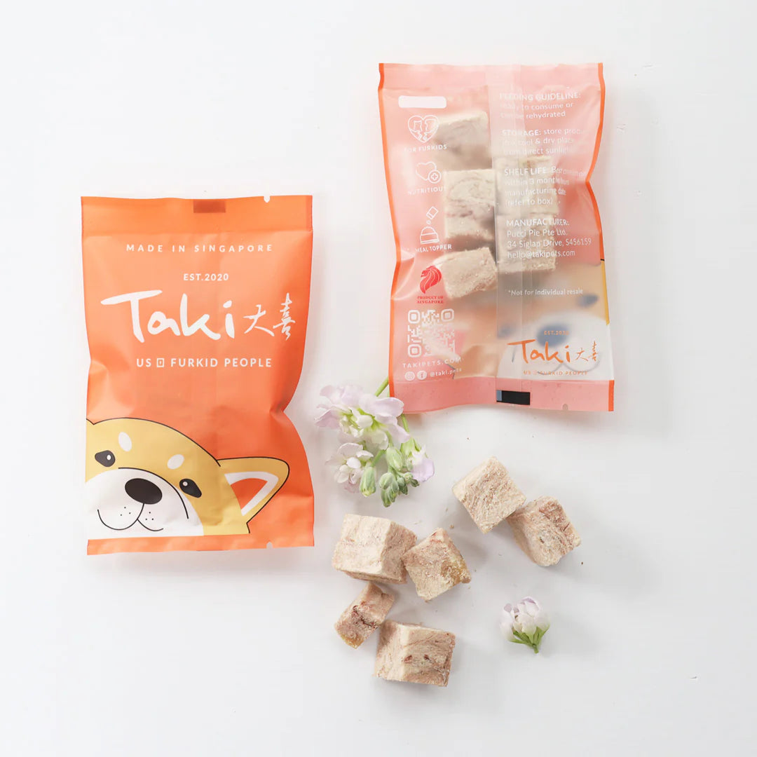 Taki Freeze-Dried Rabbit | 兔肉凍乾寵物零食 | 10 packs