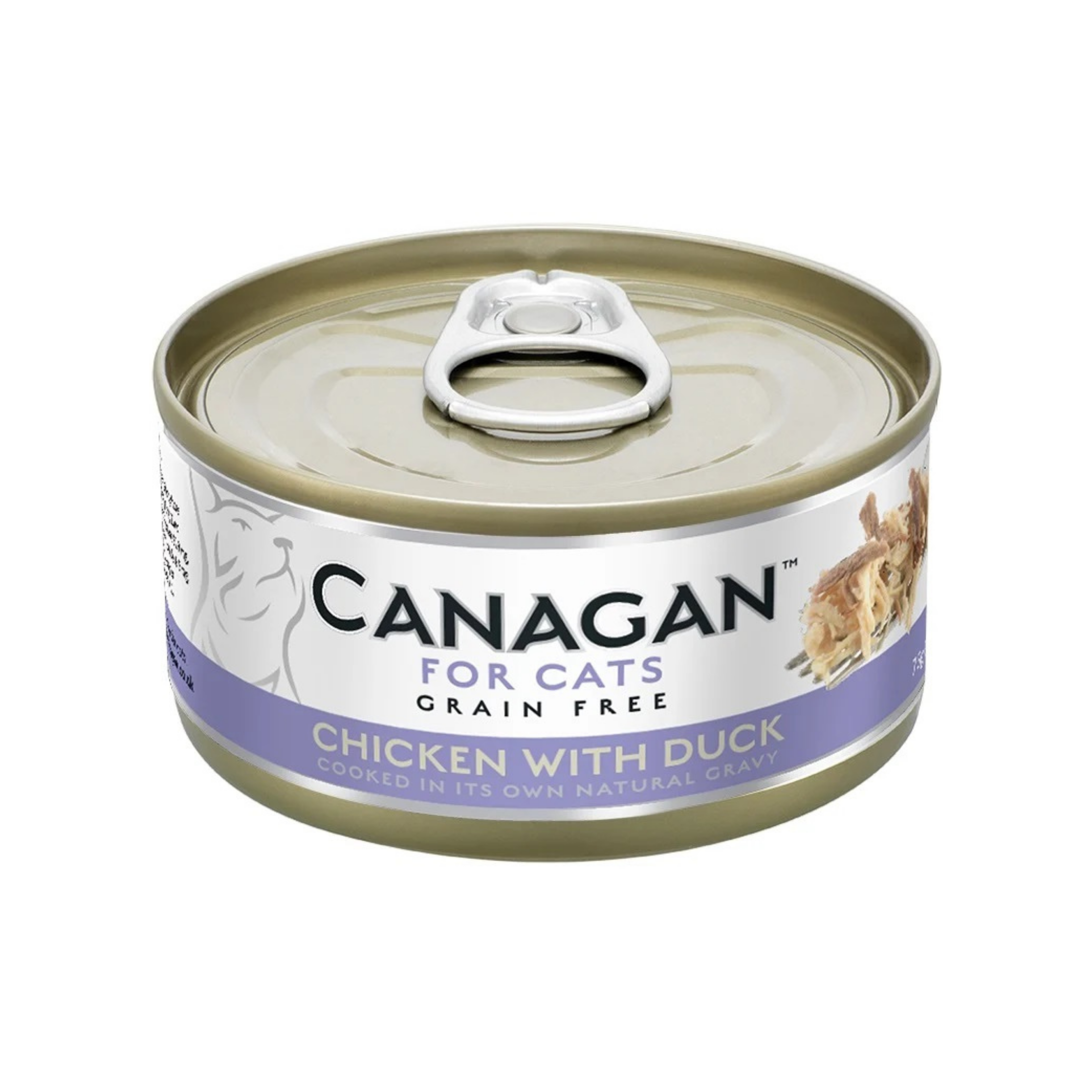 Canagan - 無穀物雞肉伴鴨肉配方 Grain Free Canned Cat Food - Chicken with Duck 75g (6罐)