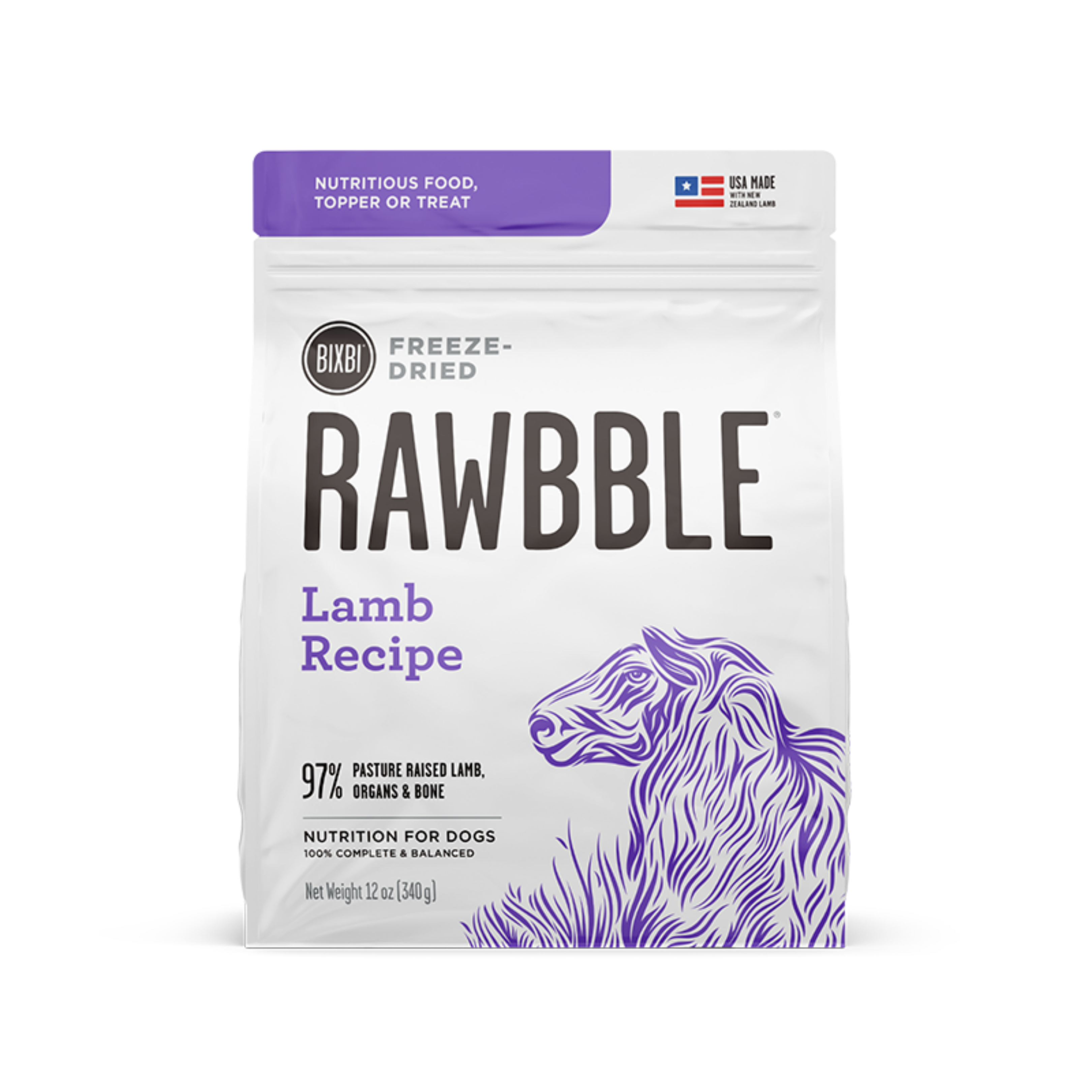 BIXBI Freeze Dried Lamb Recipe | 羊肉配方冷凍脫水鮮肉全犬狗糧