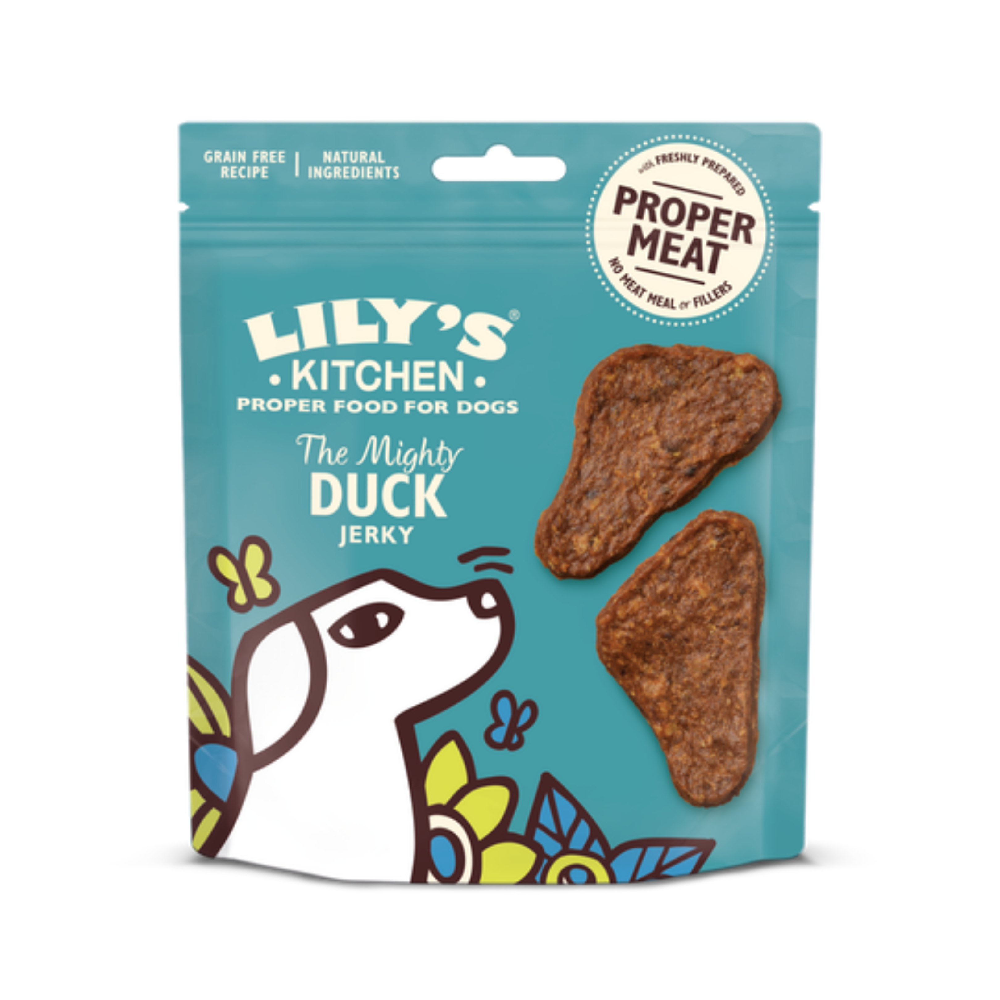 Lilys Kitchen Dog Treats狗狗零食- The Mighty Duck Mini Jerky鴨肉脆片