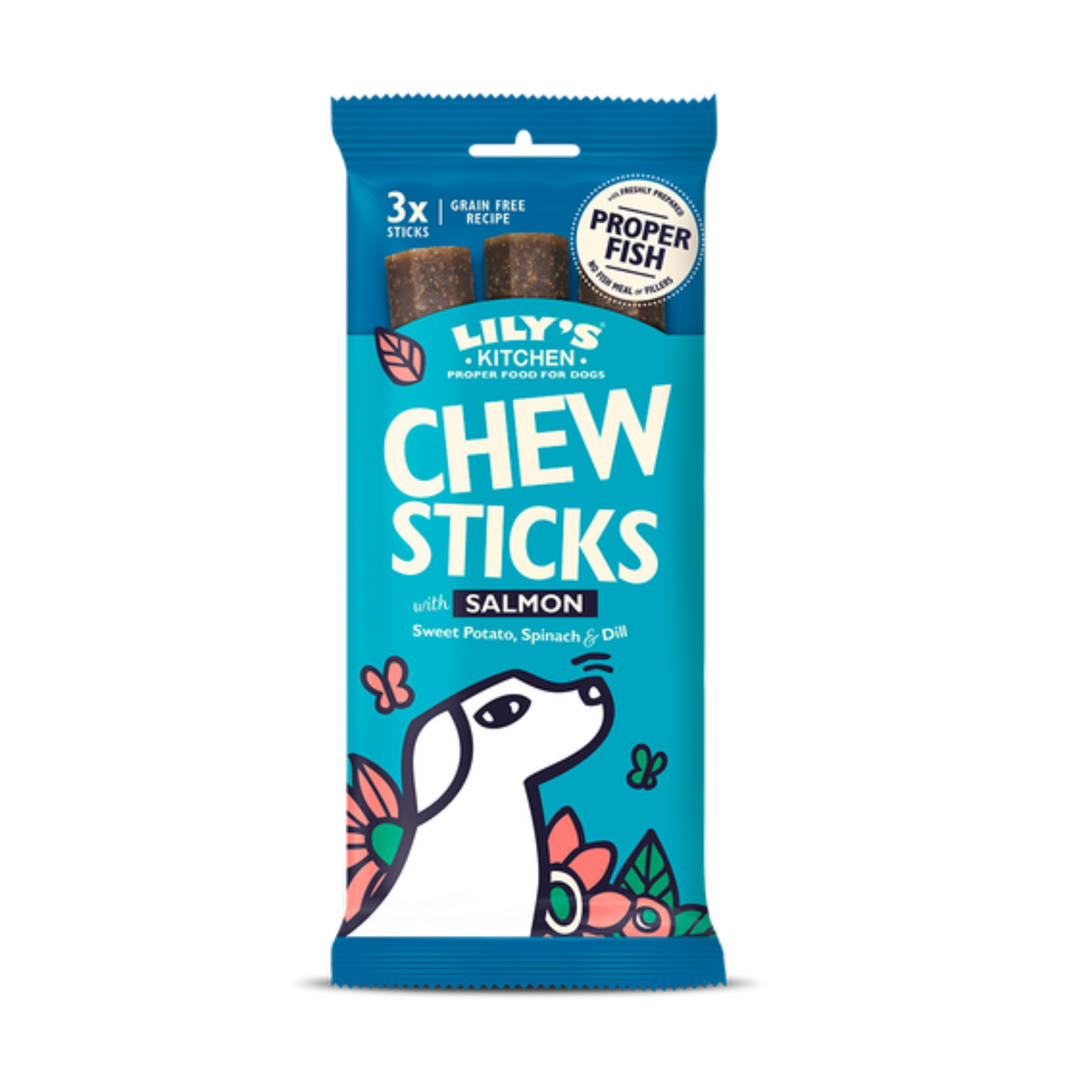 Dog Treats狗狗零食- Chew Sticks with Salmon三文魚咀嚼條
