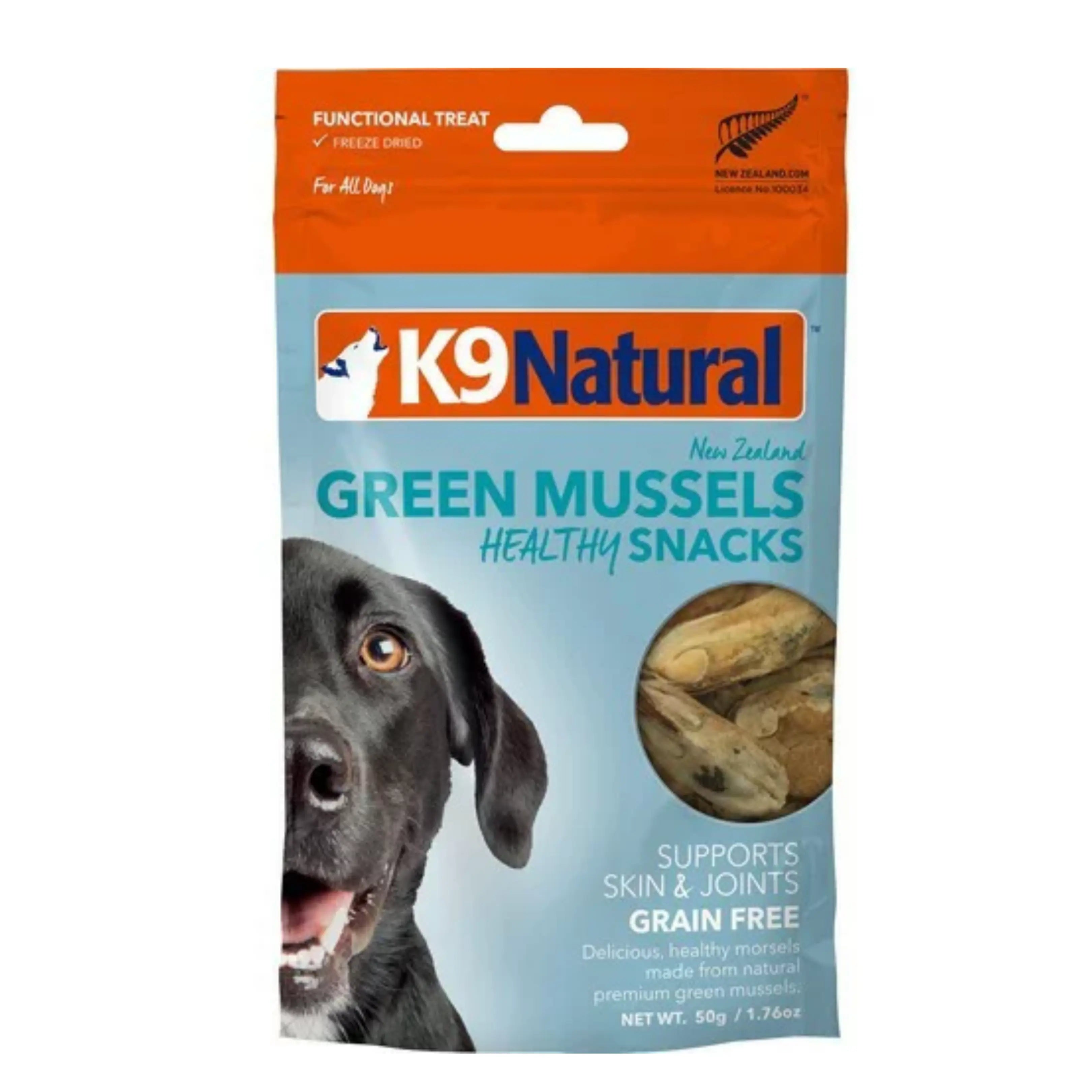 K9 Natural - Green Mussels Healthy Snacks | 凍乾原隻青口狗零食 K9 Natural