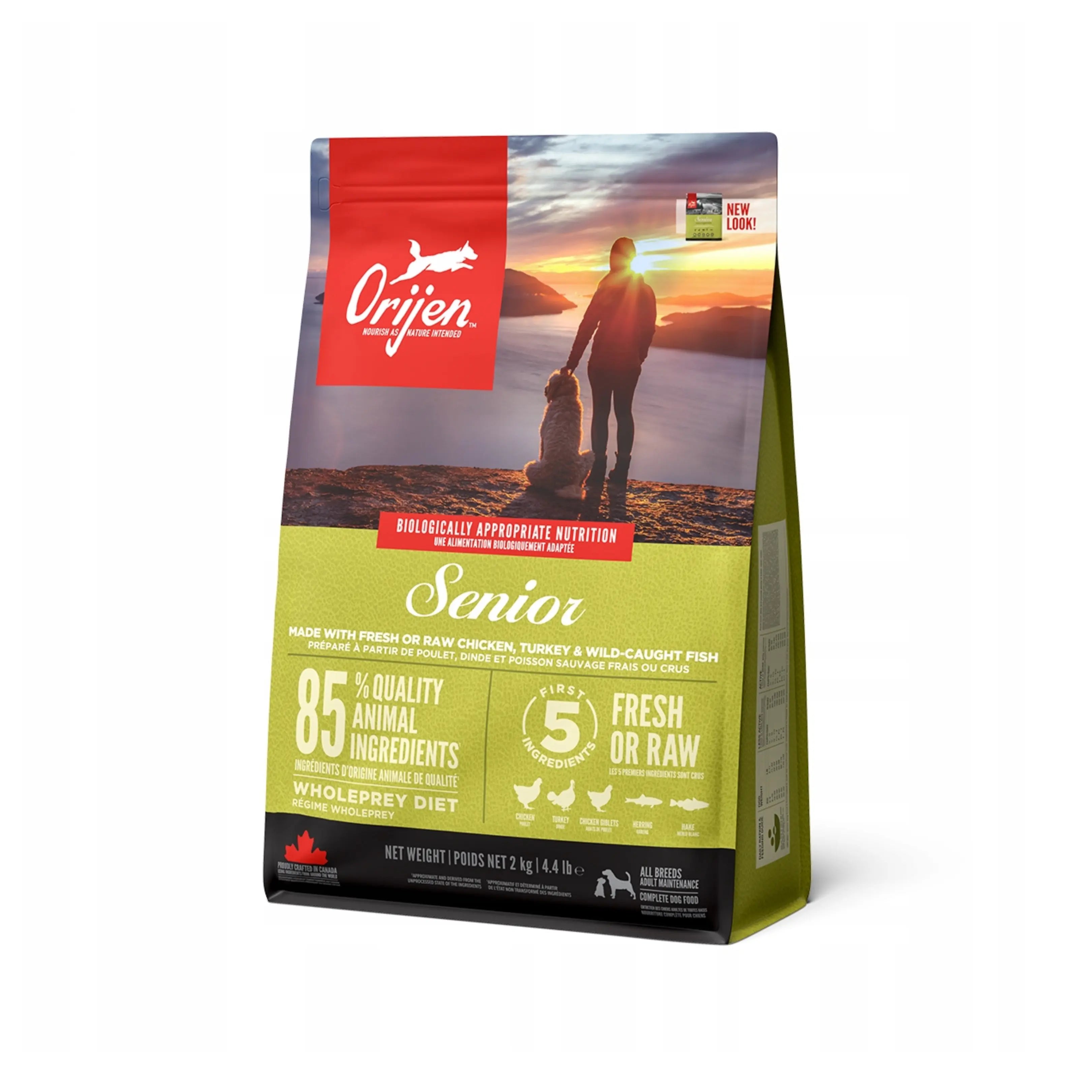 ORIJEN SENIOR DRY DOG FOOD | 無穀物雞肉 (老年犬) 配方 Orijen