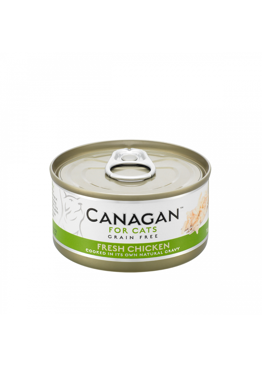 Canagan - Grain Free Canned Cat Food - Fresh Chicken 無穀物鮮雞肉配方 75g  (6罐)